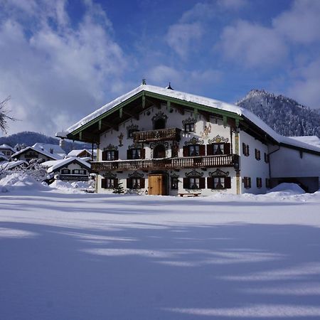 Schwabenbauernhof Apartment Ruhpolding Bagian luar foto