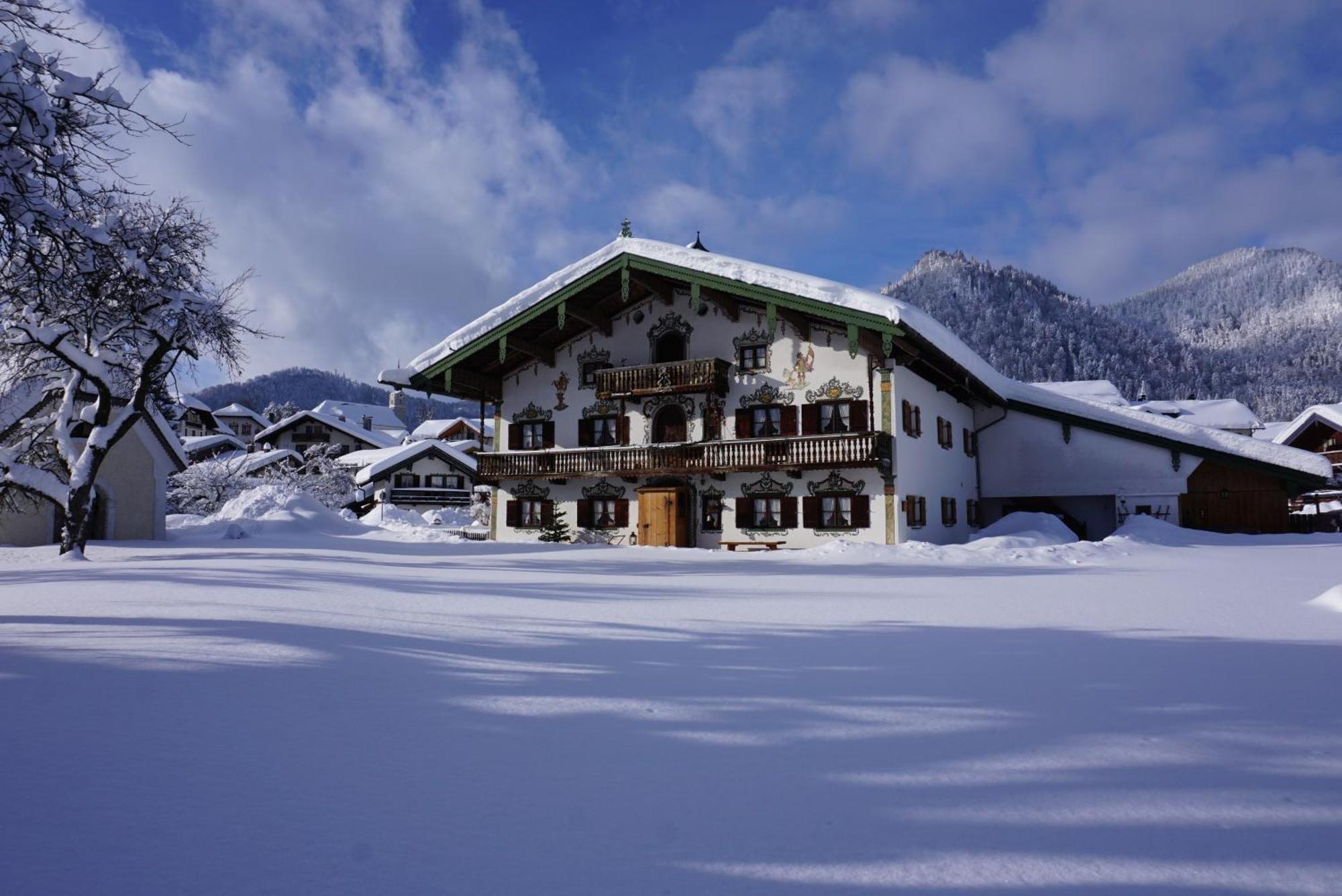 Schwabenbauernhof Apartment Ruhpolding Bagian luar foto